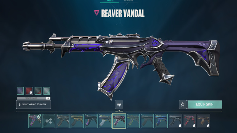 Reaver Vandal skin in VALORANT
