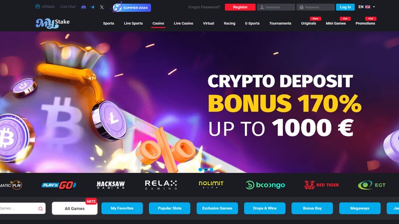 MyStake crypto deposit