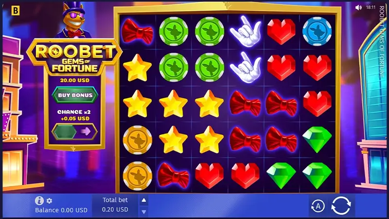 roobet gems of fortinue - an original roobet slot