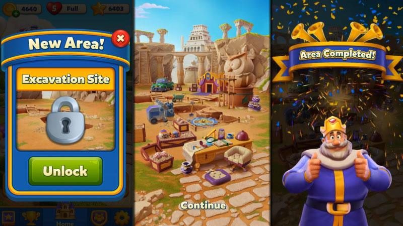 Royal Match area completion