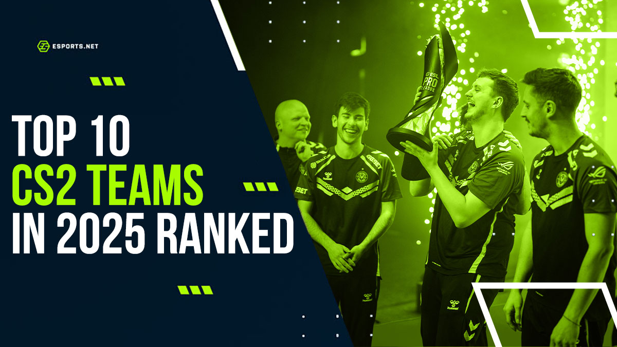 top 10 CS2 teams 2025