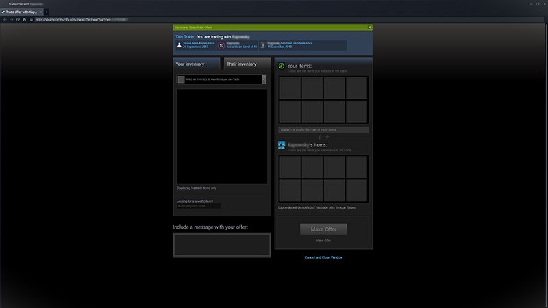 How to get agents in CS2 through Trade Offers on Steam