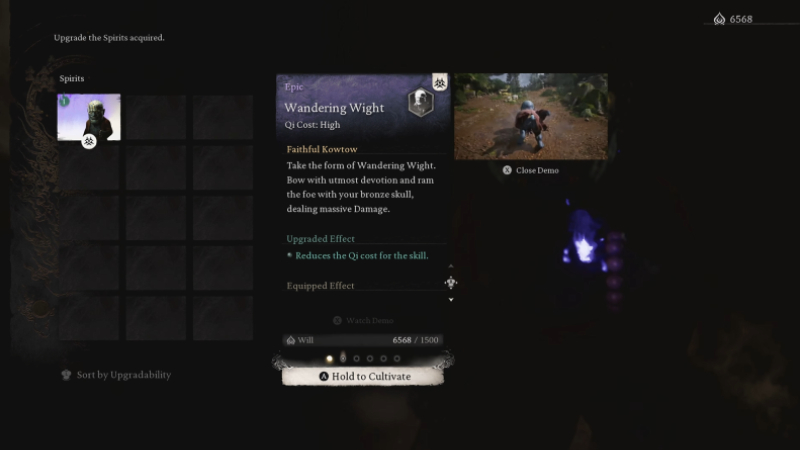 Spirits in Black Myth: Wukong