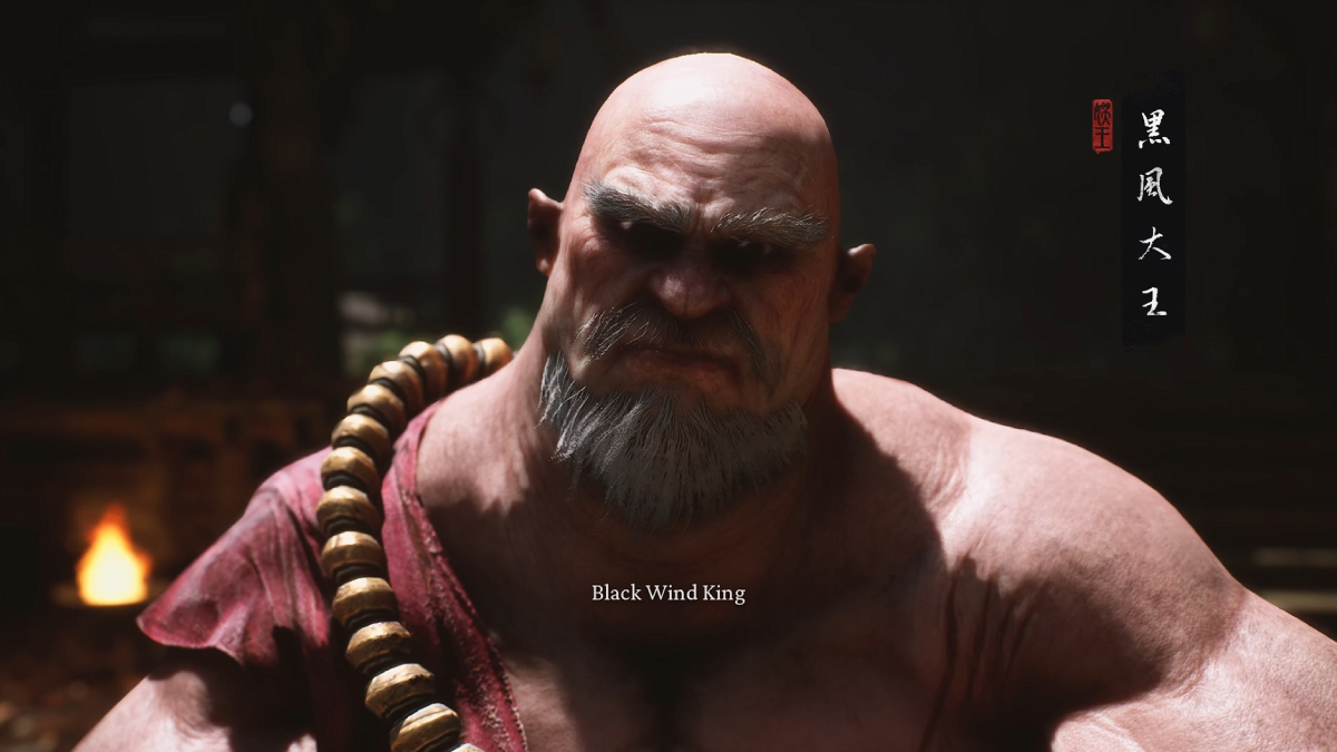 Black Wind King in Black Myth: Wukong