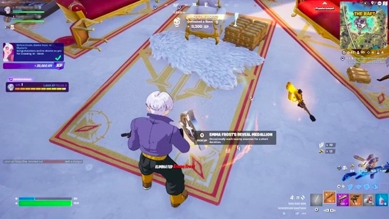 Fortnite Emma Frost medallion