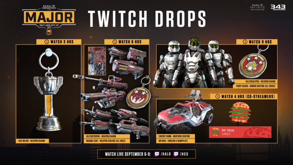 HCS Salt Lake City Major 2024 Twitch Drops
