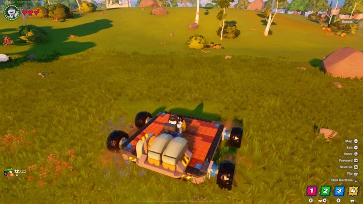 How to make a car in lego fortnite