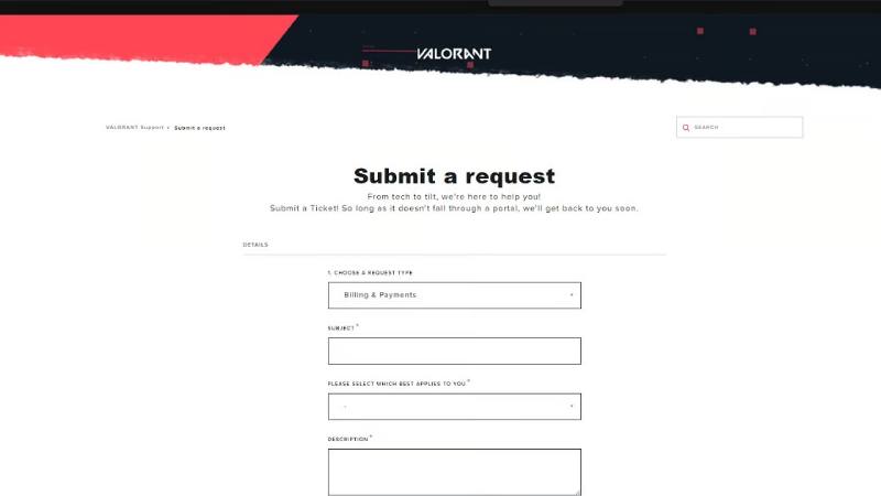 LoL support page