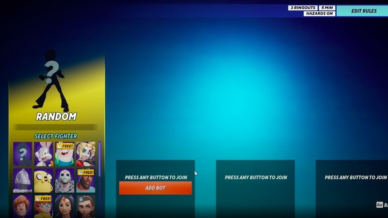 How to play MultiVersus Split Screen