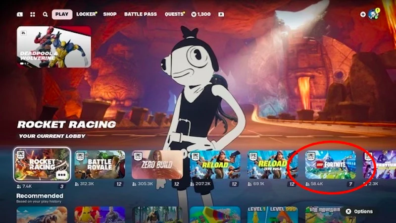 How to Play Lego Fortnite - Discover page