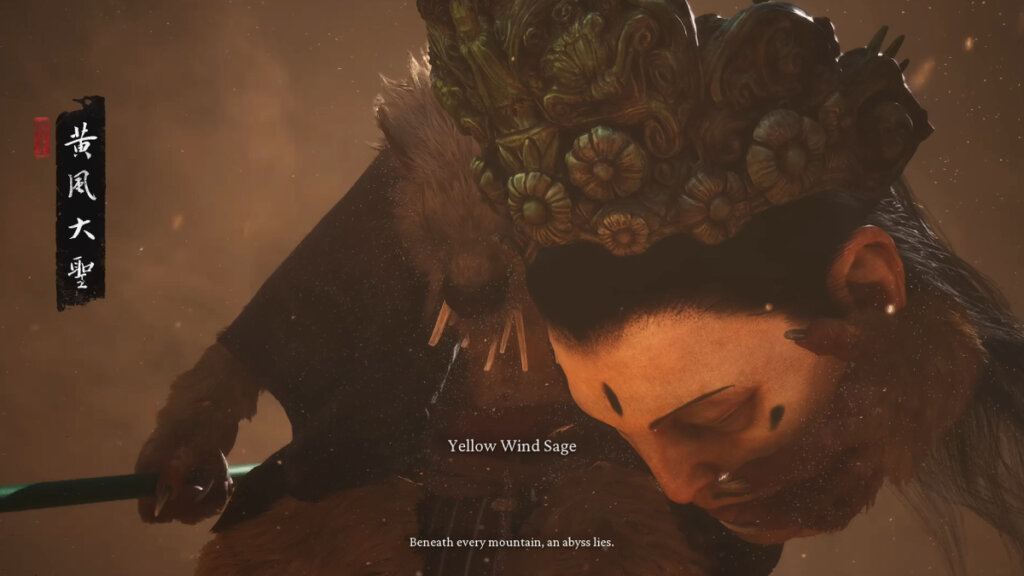 Yellow Wind Sage in Black Myth Wukong