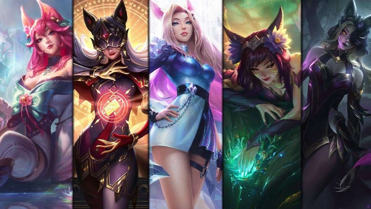 Ahri skins