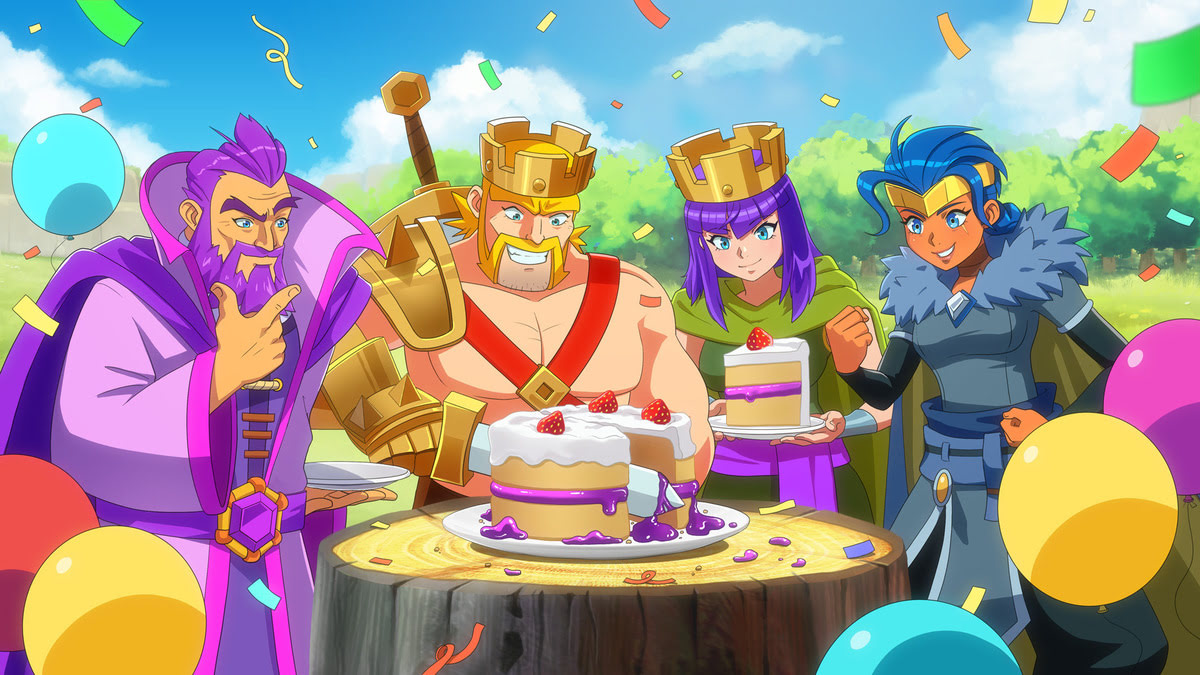 clash of clans 12th anniversary