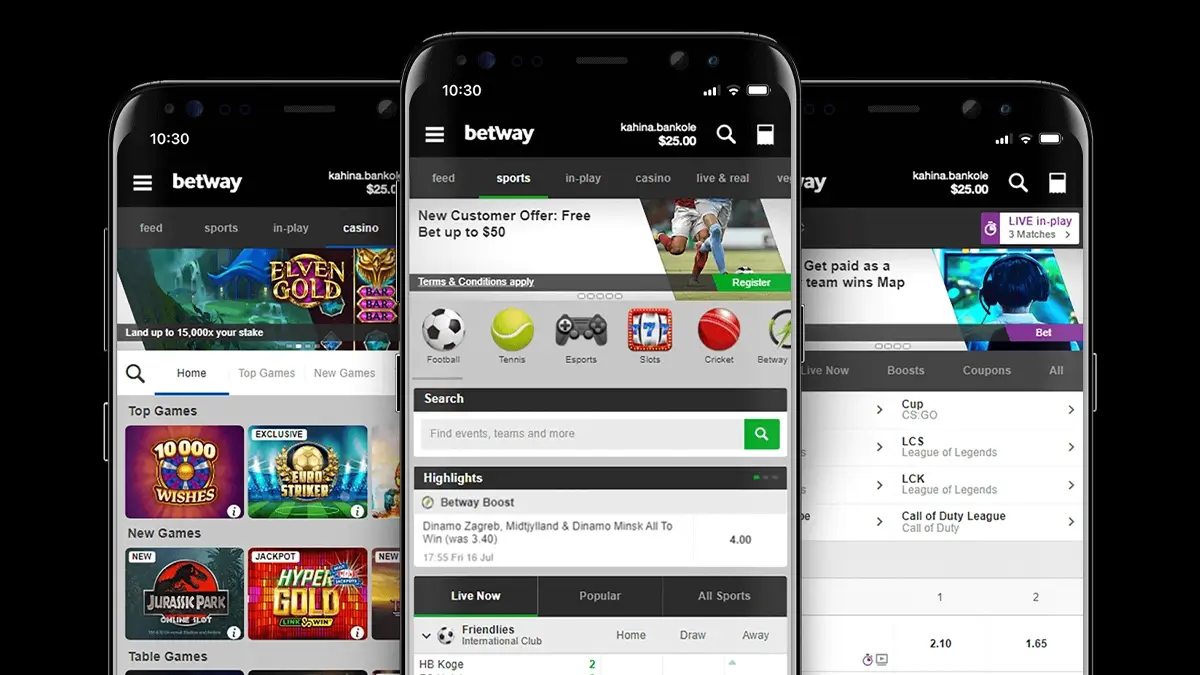 esports betting apps betway