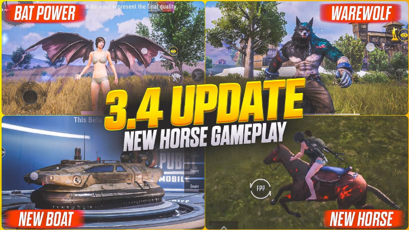 New Theme and Abilities in PUBG Mobile 3.4 Beta