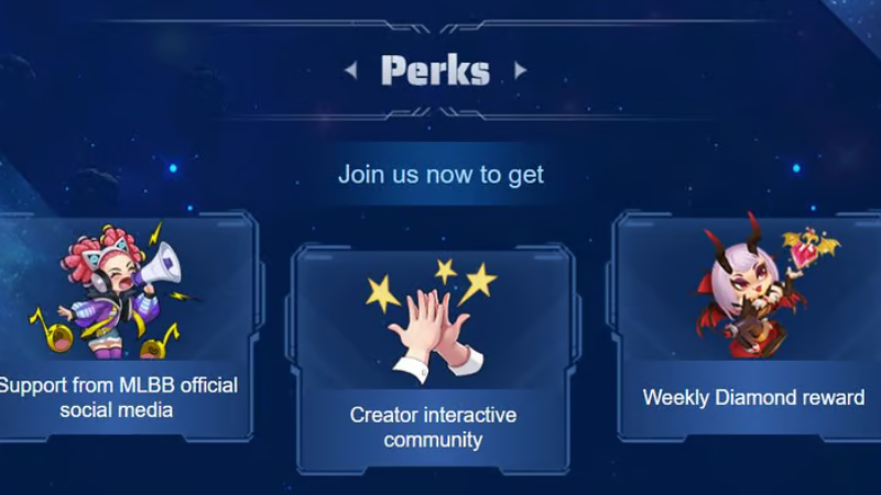 Perks of joining the MLBB Creator Camp