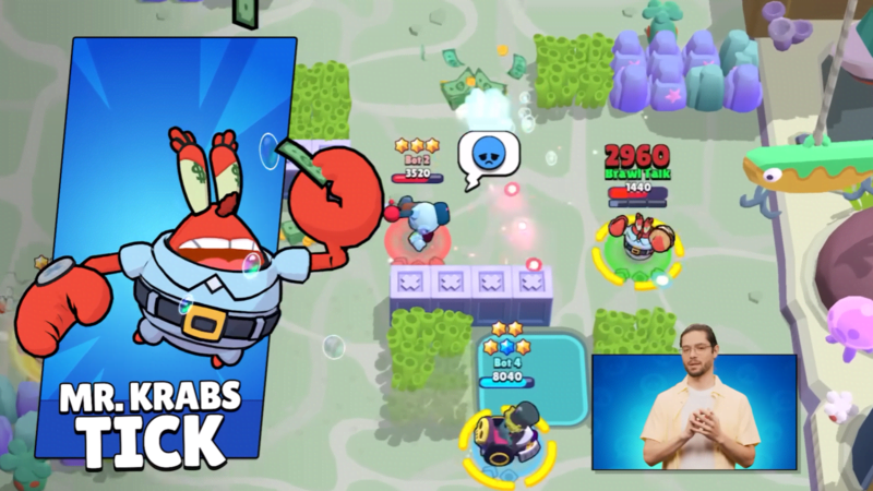 Mr Krabs Tick SpongeBob SquarePants Skin Brawl Stars