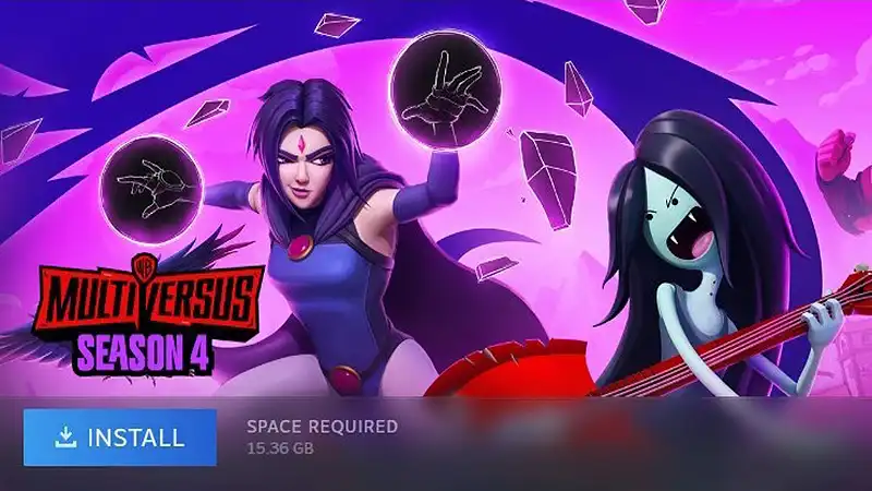 MultiVersus Steam size