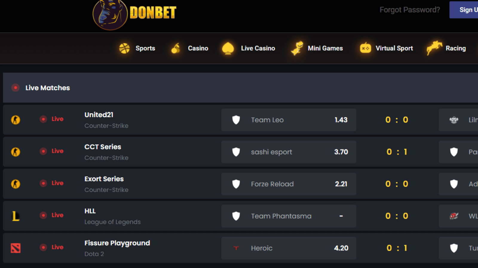 donbet support