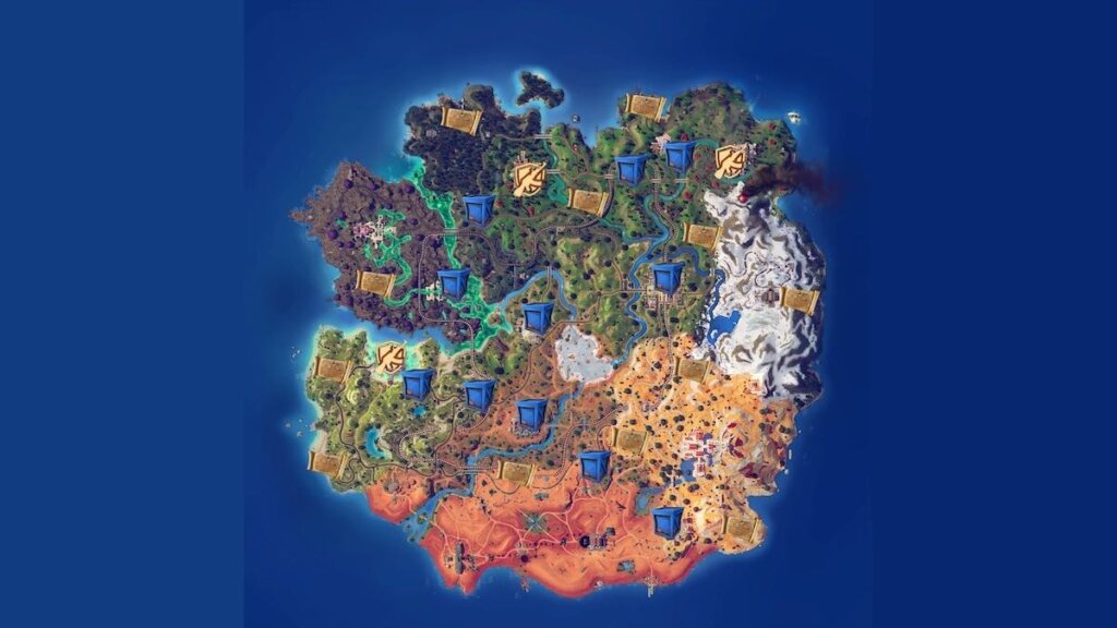 Fortnite Shadow Briefing Locations