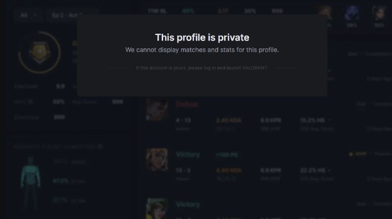 How to fix the _This profile is private_ error in Blitz