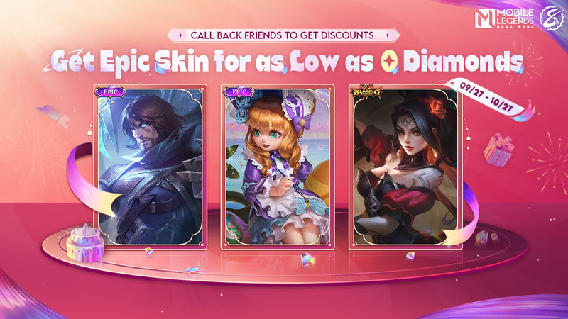 MLBB free epic skins