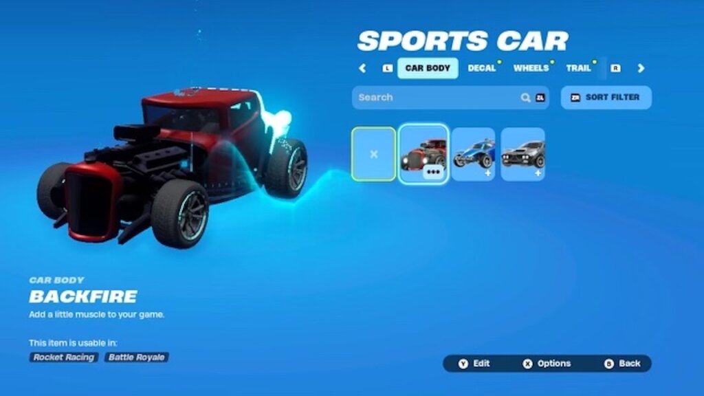 Rewards in Rocket Racing