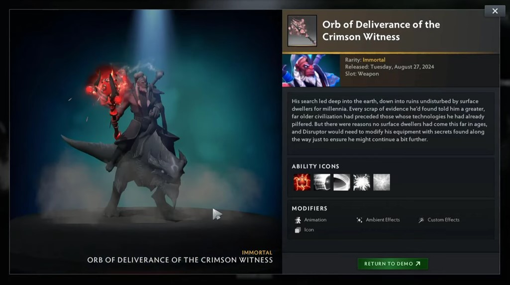 Orb of Deliverance of the Crimson Witness