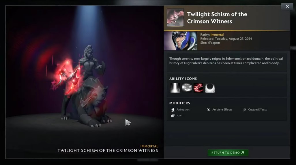 Twilight Schism of the Crimson Witness