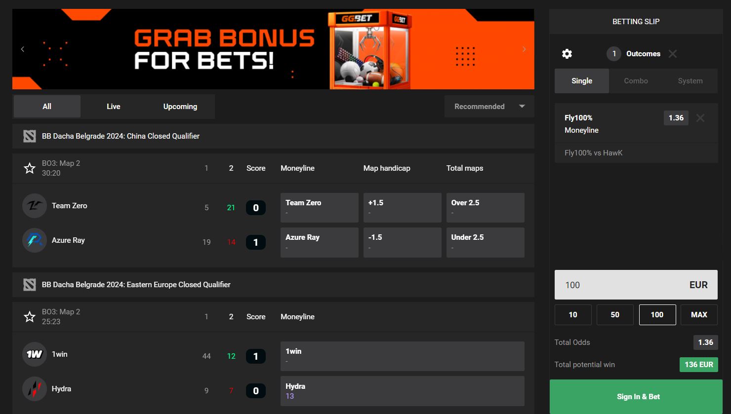 Warcraft screenshot GG.Bet