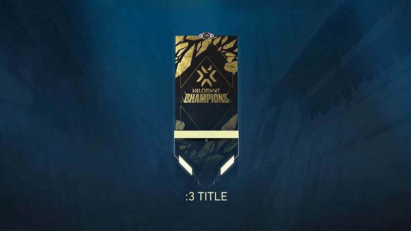 How to get the :3 title in VALORANT