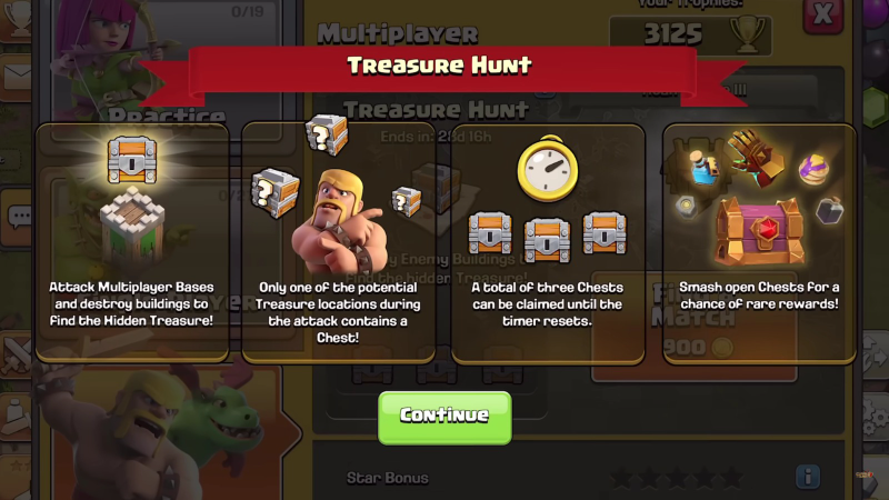 Treasure Hunt in CoC