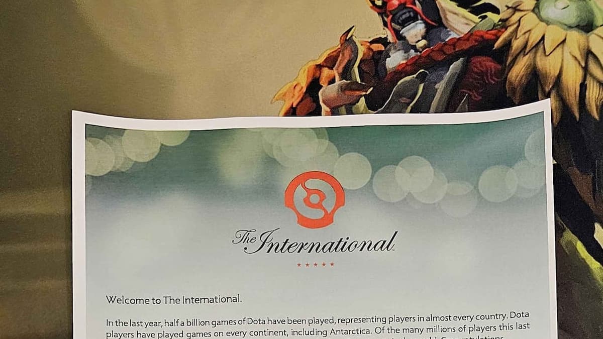 TI13 welcome letter