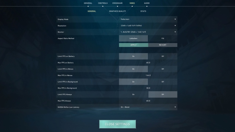 How to remove black bars in VALORANT - Ingame video settings