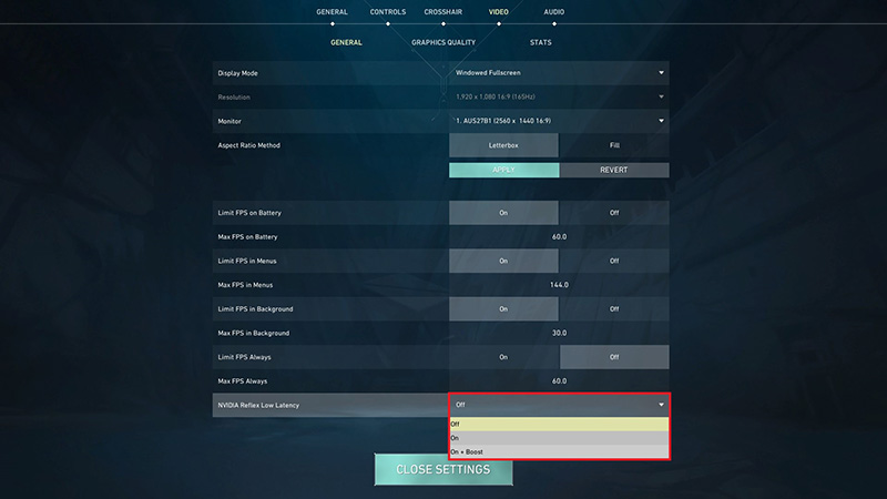 Turn off NVIDIA Reflex if VALORANT keeps freezing