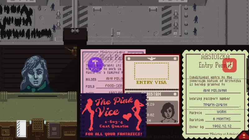 Papers, Please - Simulator game for iPhone