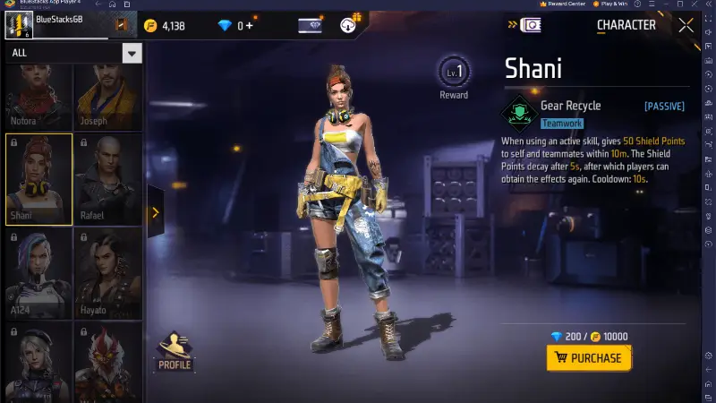 Shani - Free Fire gameplay