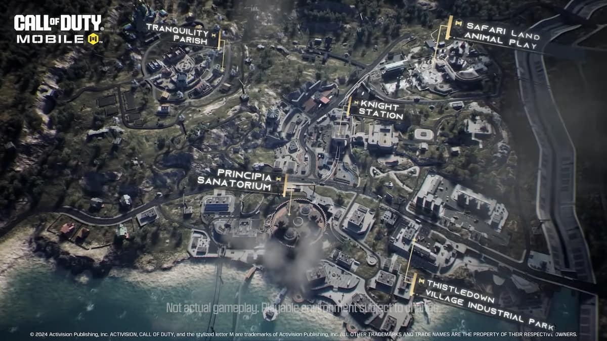 All major locations in COD Mobile KRAI