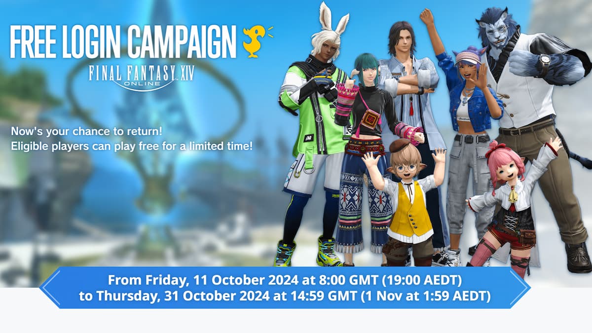 FFXIV Free Login Campagin