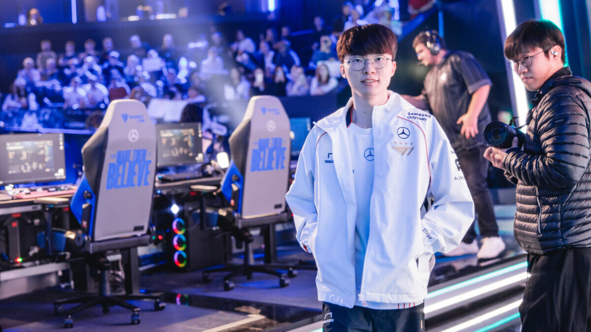 T1 Faker Worlds Swiss stage 2024 BLG