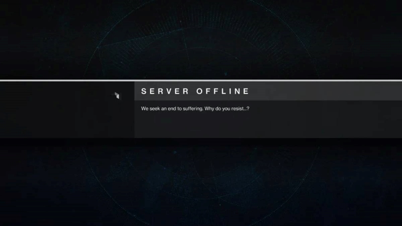 Destiny 2 server offline
