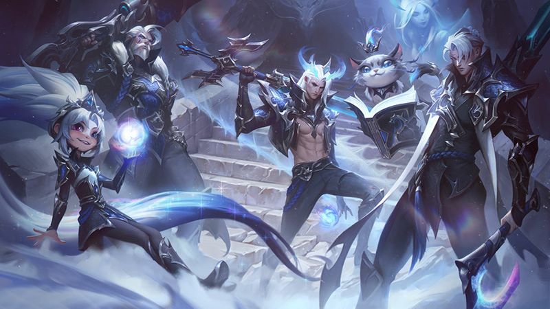 LoL Worlds EDG skinline