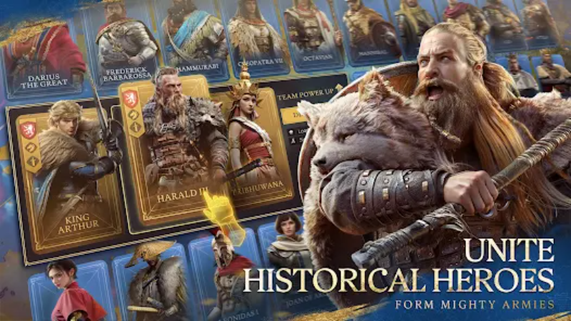 Characters in Age of Empires Mobile