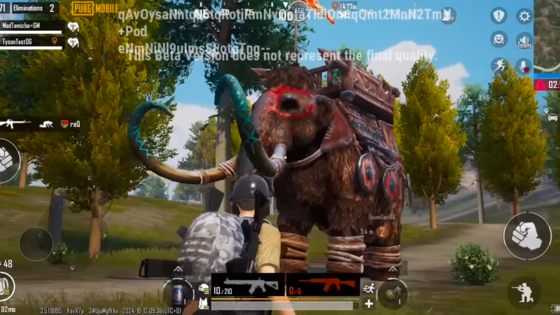 Mammoth in PUBG Mobile 3.5