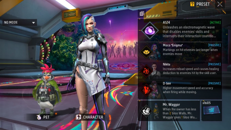 Best Free Fire Character Combination
