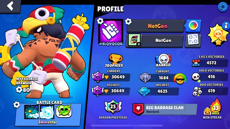 New Seasonal Leaderboard in Brawl Stars