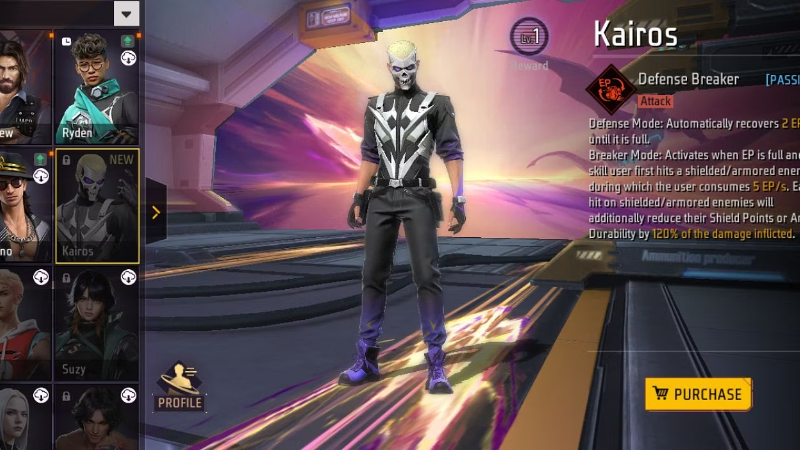 Kairos in Free Fire