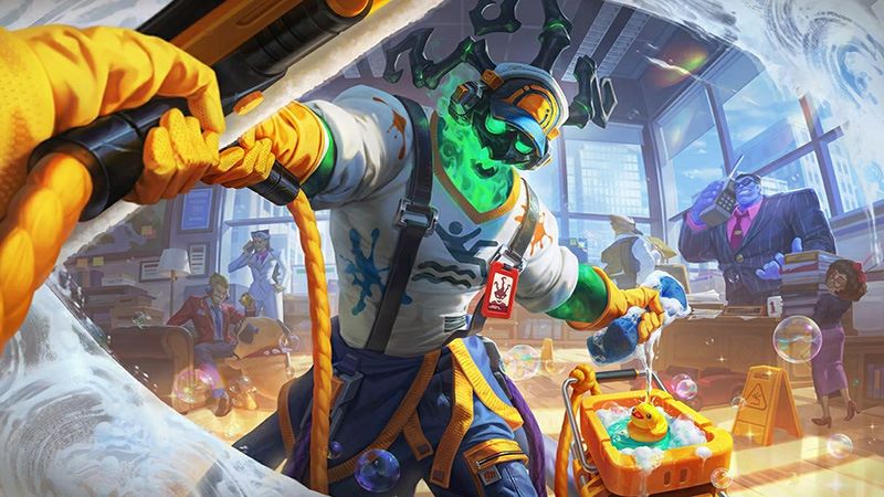 Thresh's Janitor skin