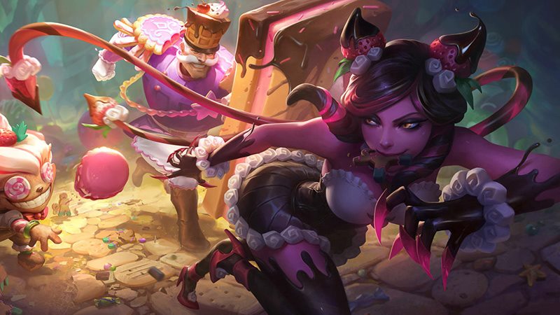 Sugar Rush skins line - Evelynn