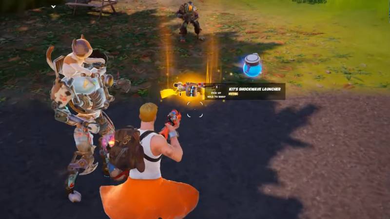 Fortnite Kit's mythic weapons